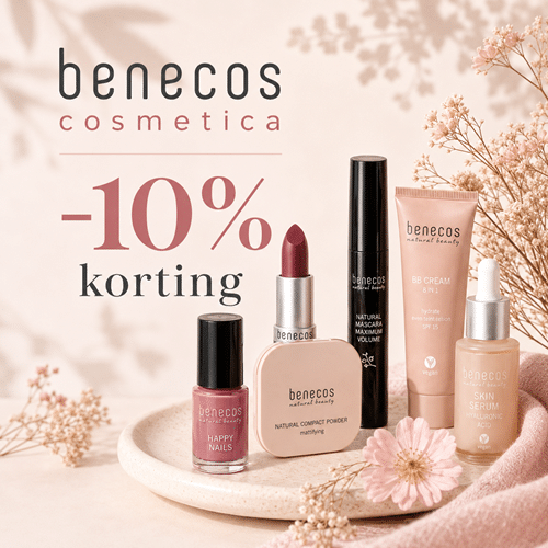 10% korting op alle Benecos Make-Up