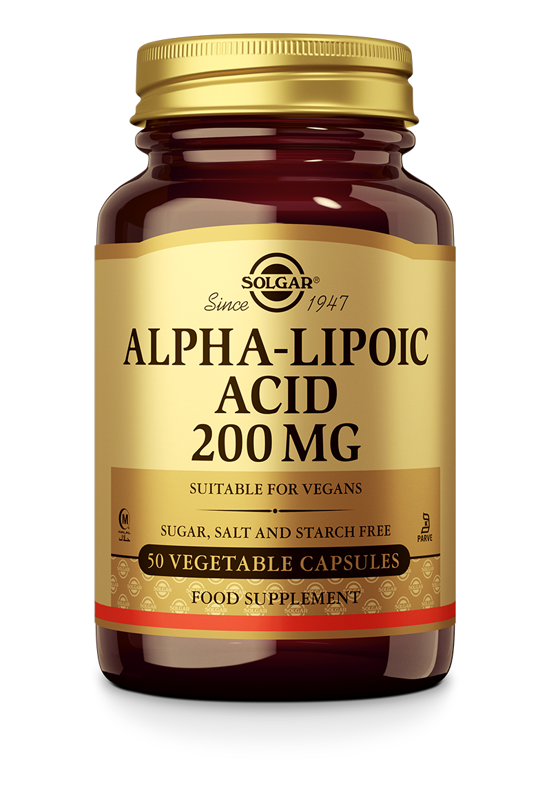 0058.png Alpha Lipoic Acid (Liponzuur) 200 mg - Afbeelding 1