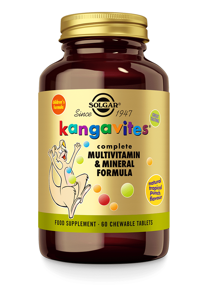 1018.png Kangavites™ Tropical Punch Multivitamine kauwtabletten voor Kinderen - Afbeelding 1