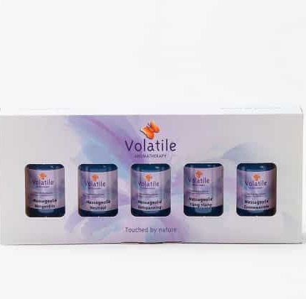 Volatile Cadeauverpakking massageolie 5 x 30ml