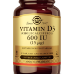 Vitamine D-3 600 IU capsules