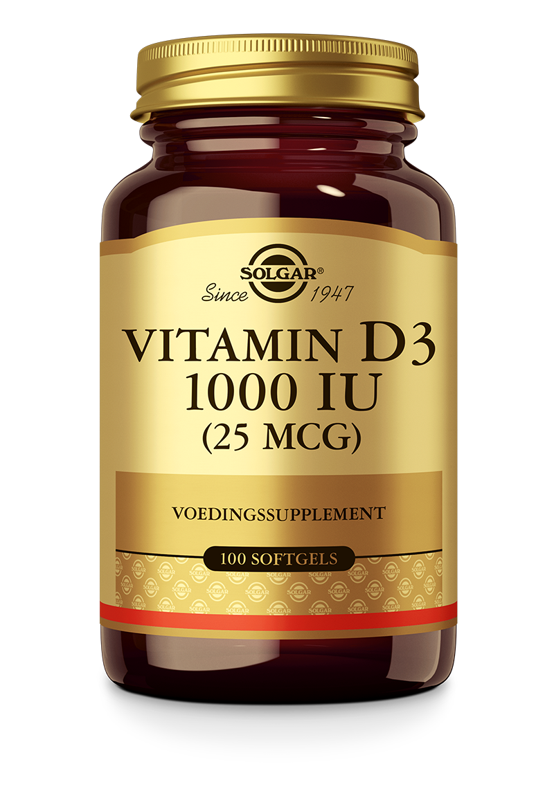 3340.png Vitamine D-3 1000 IU softgels - Afbeelding 1