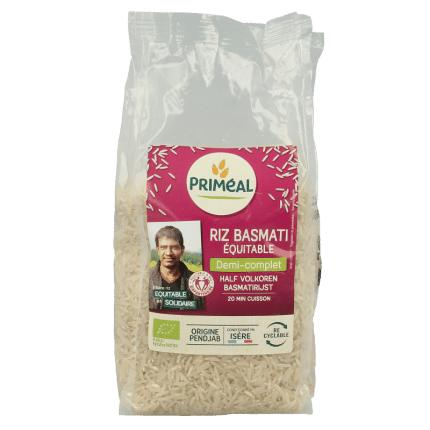 Primeal Halfvolkoren basmati rijst bio