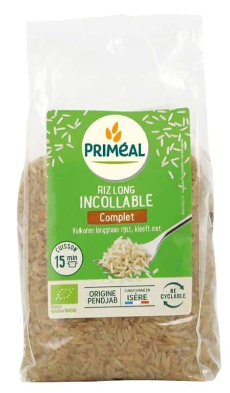 3380380022456_A1N1.jpg Primeal Volkoren langgraan rijst voorgekookt bio - Afbeelding 1