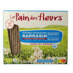 Pain Des Fleurs Krokante crackers boekweit zoutloos glutenvrij bio