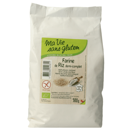 Ma Vie Sans Rijstmeel halfvolkoren glutenvrij bio