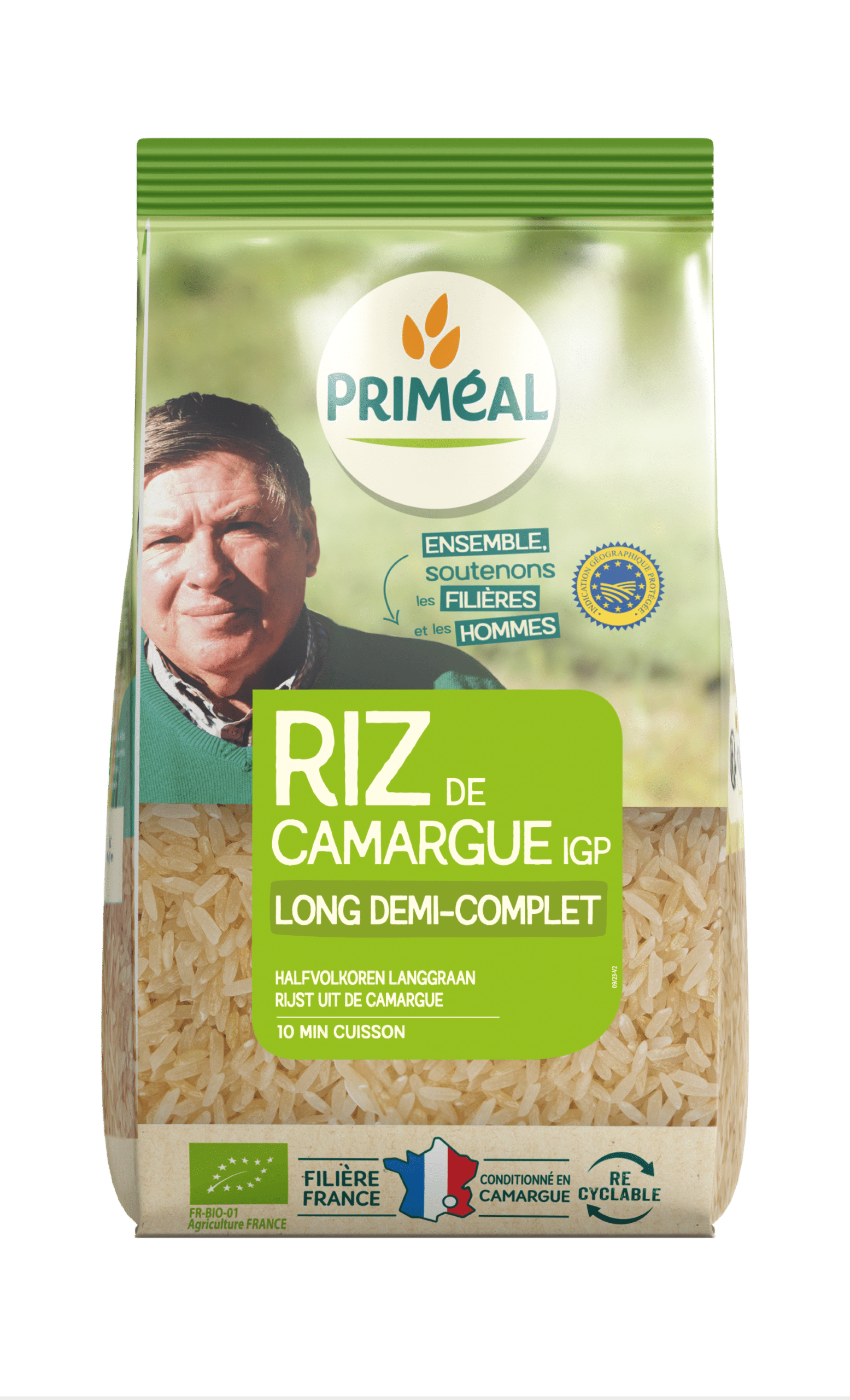 3380380055096_A1N1.png Primeal Halfvolkoren langgraan rijst camargue bio - Afbeelding 1