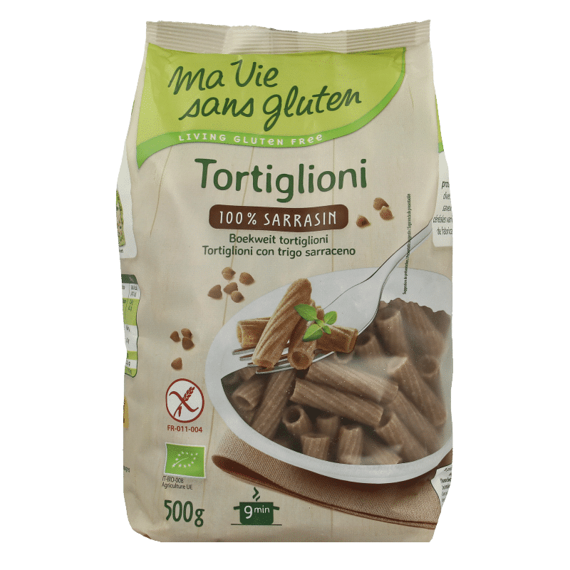 3380380057823_A1N1.png Ma Vie Sans Tortiglioni pasta van boekweit glutenvrij bio - Afbeelding 1