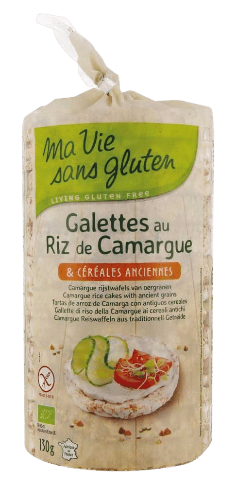 3380380060762_A1N1.png Ma Vie Sans Camargue rijstwafels van oergranen glutenvrij bio - Afbeelding 1