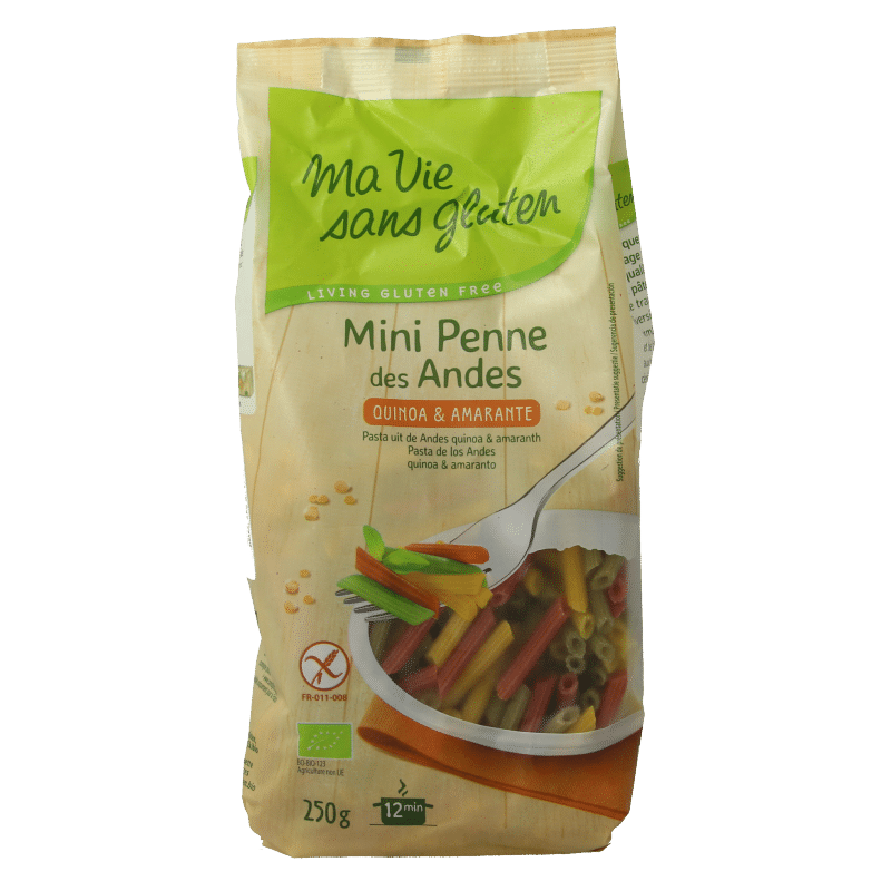 3380380071270_A1N1.png Ma Vie Sans Tricolor mini penne glutenvrij bio - Afbeelding 1