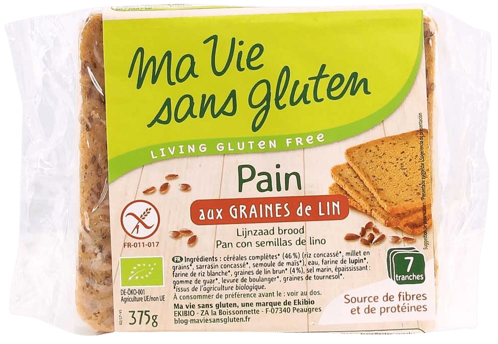 3380380072468_A1N1.png Ma Vie Sans Brood lijnzaad - glutenvrij - bio - Afbeelding 1