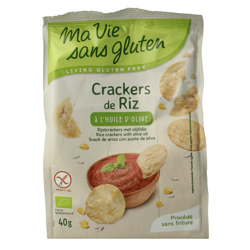 3380380077951_A1N1.png Ma Vie Sans Rijstcrackers met olijfolie glutenvrij bio - Afbeelding 1