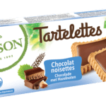 Bisson Gevulde hazelnoot chocolade tartelettes bio