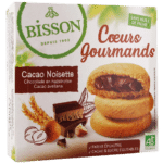 Bisson Gevulde koekjes hazelnoot choco bio