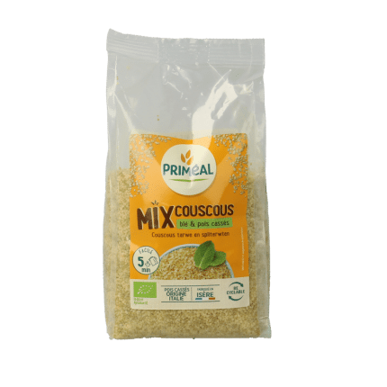 Primeal Couscous tarwe spliterwten bio