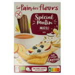Pain Des Fleurs Special matin muesli ontbijtcrackers bio