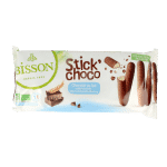 Bisson Stick choco melkchocolade bio