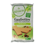 Bisson Wafels choco hazelnoot bio