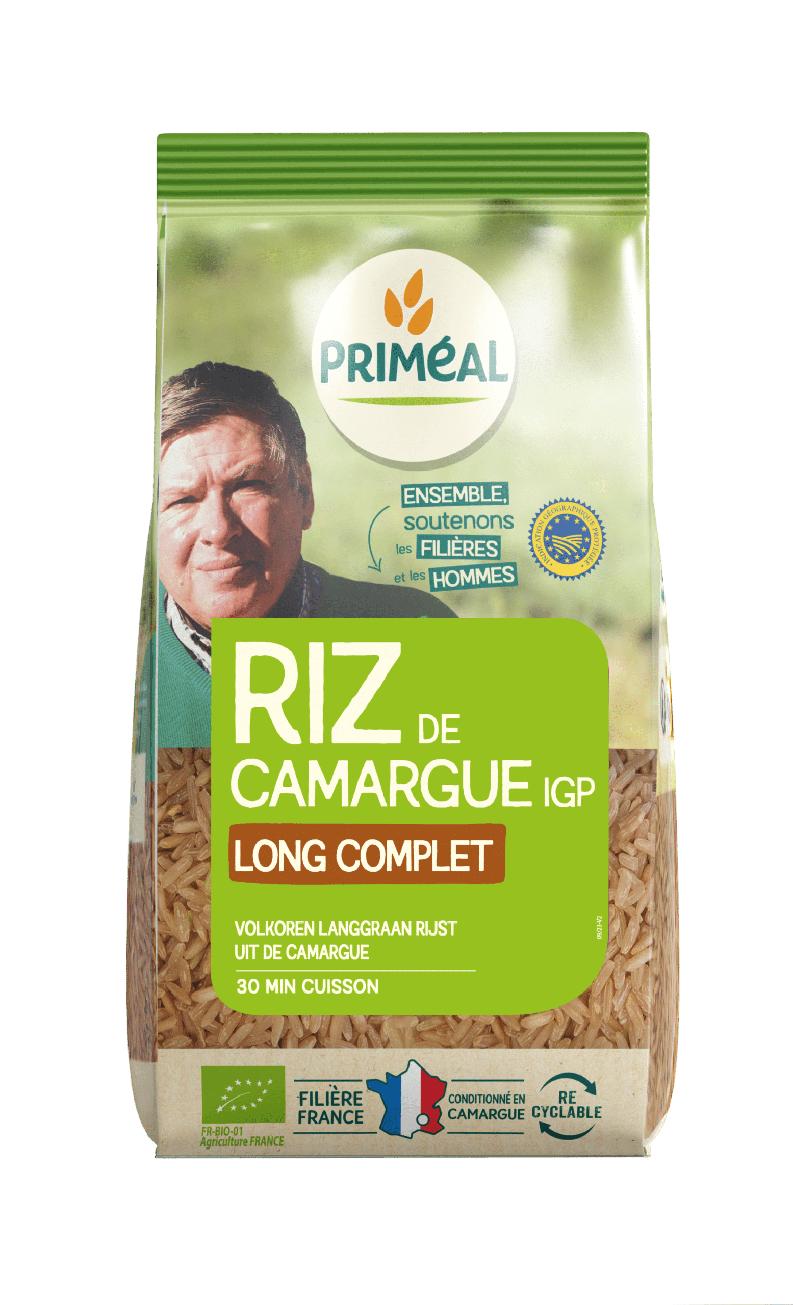 3380390004404_A1N1.png Primeal Volkoren langgraan rijst camargue bio - Afbeelding 1