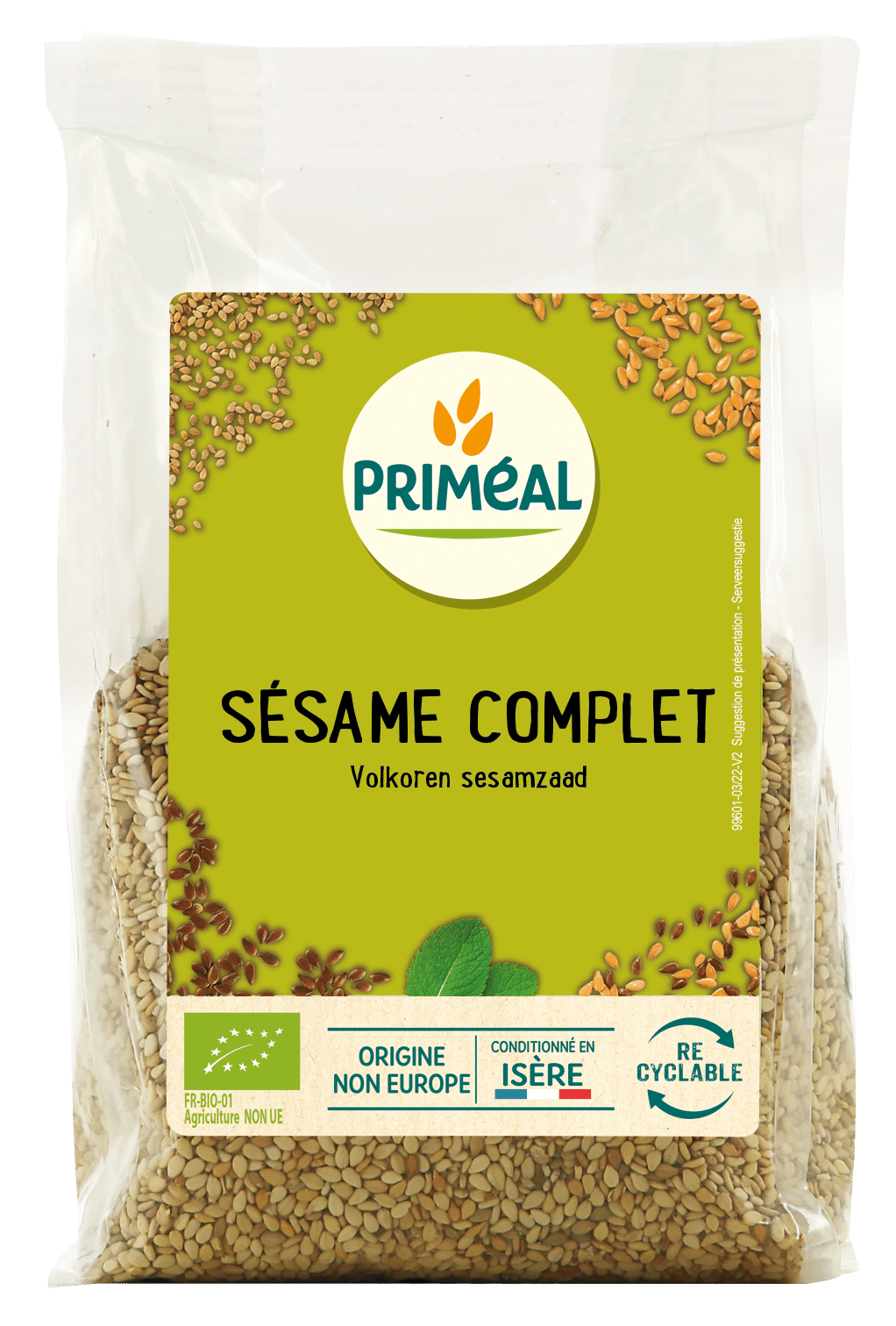 Primeal Volkoren sesamzaad bio