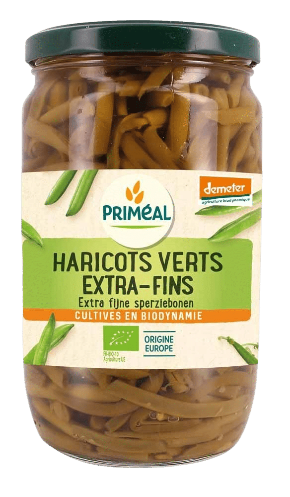 3380390500111_A1N1.png Primeal Haricots verts sperziebonen demeter bio - Afbeelding 1
