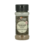 Cook Zwarte peper gemalen bio