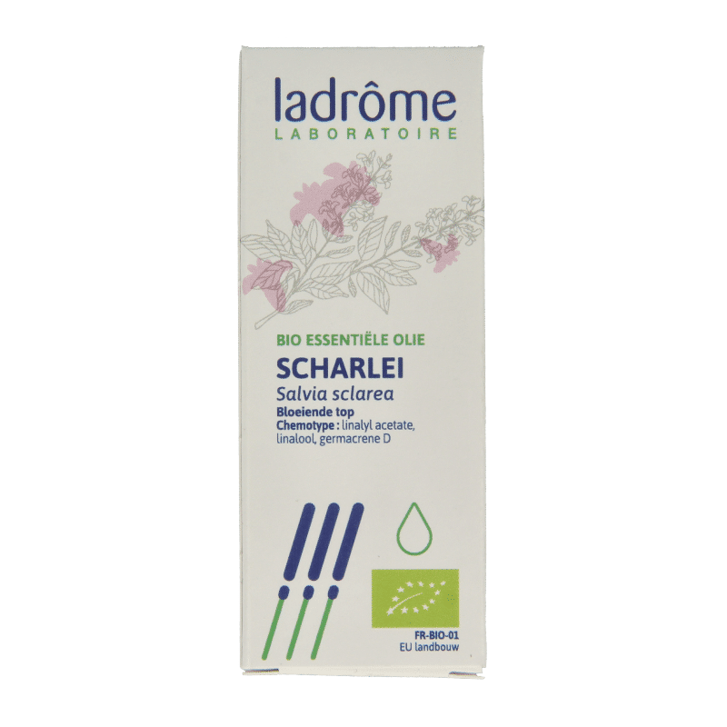 3486330017999_A1N1.png Ladrome Scharlei olie bio - Afbeelding 1