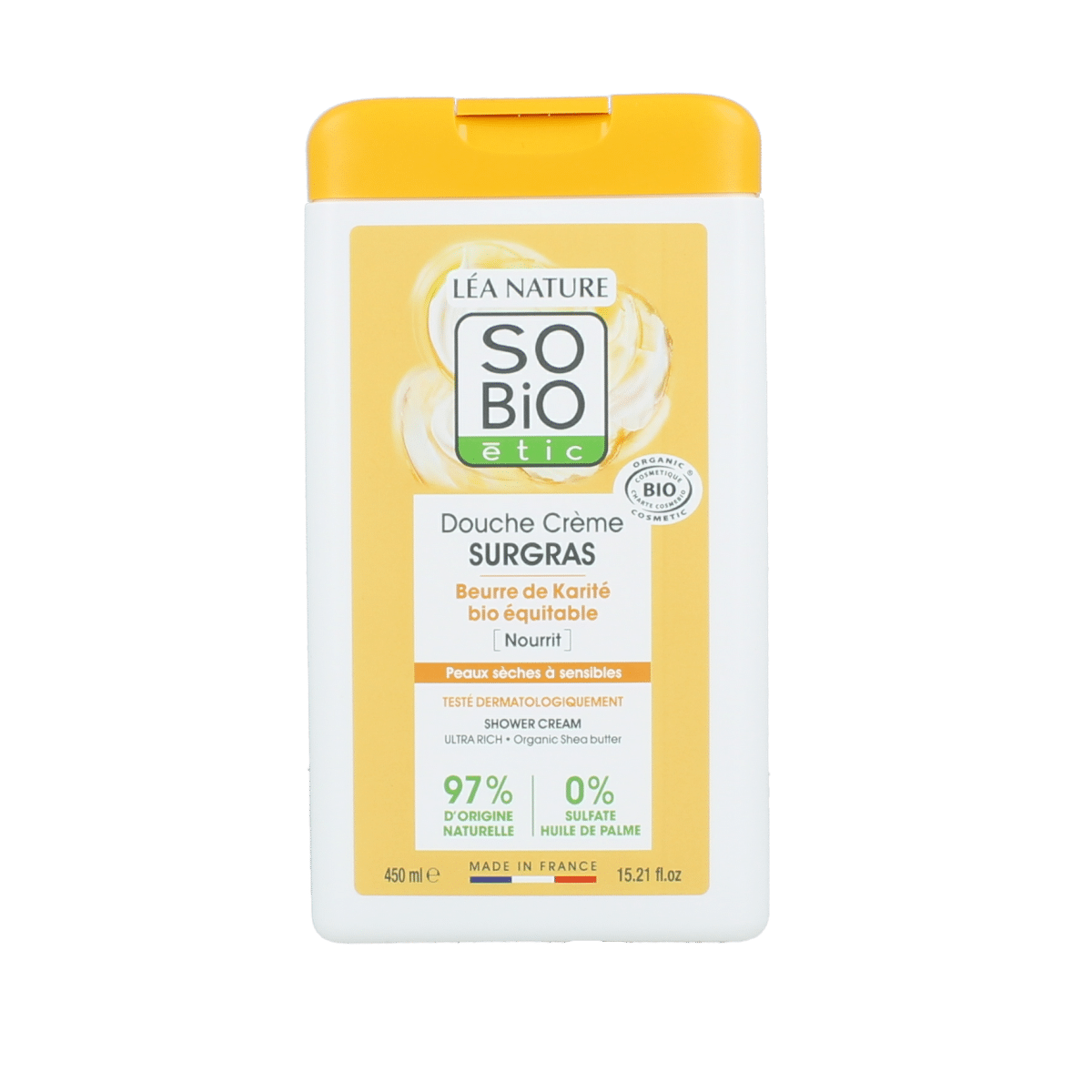 3517360018417_A1N1.png So Bio Etic Showercream ultra rich shea butter - Afbeelding 1