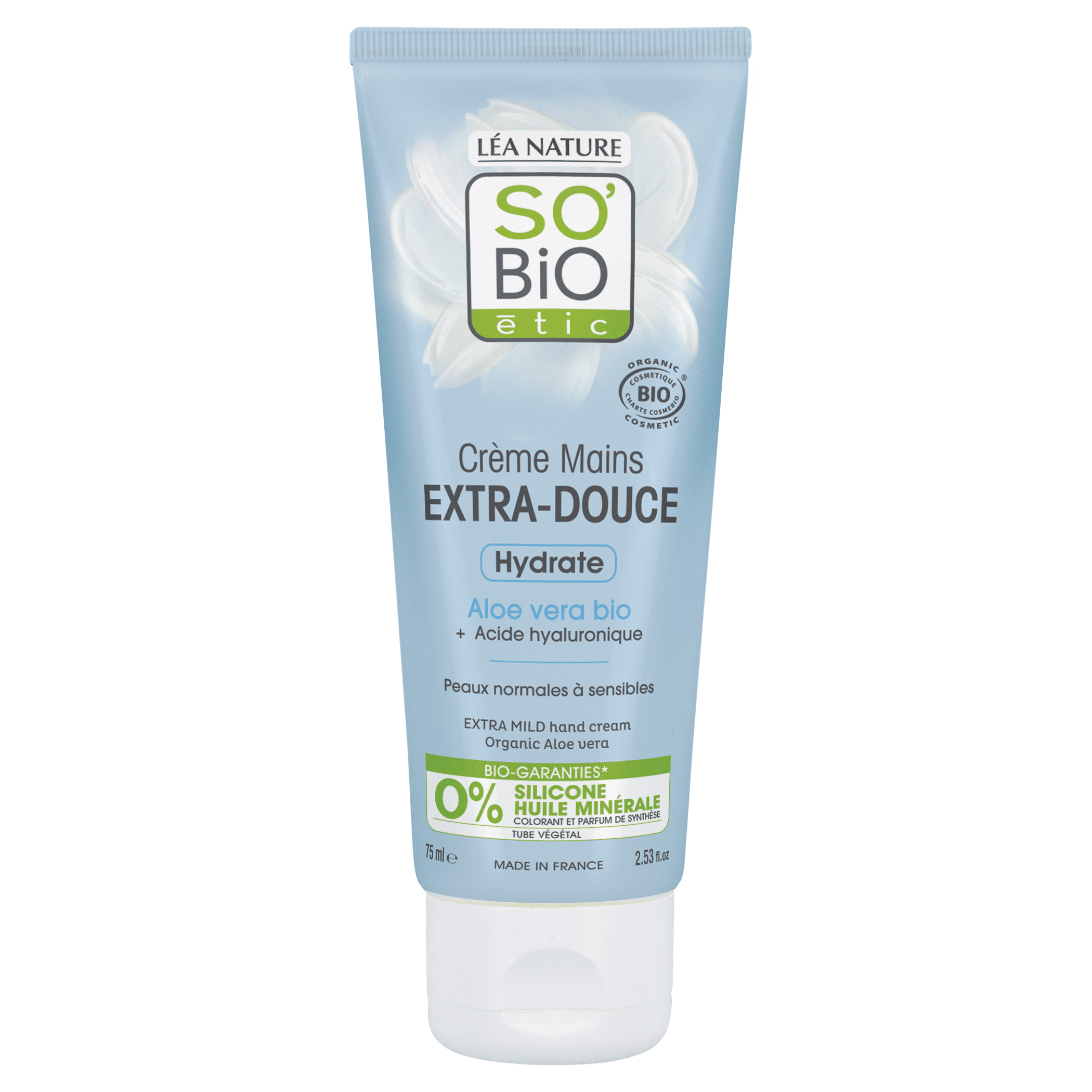 3517360019728_A1N1.png So Bio Etic Handcreme aloe vera - Afbeelding 1