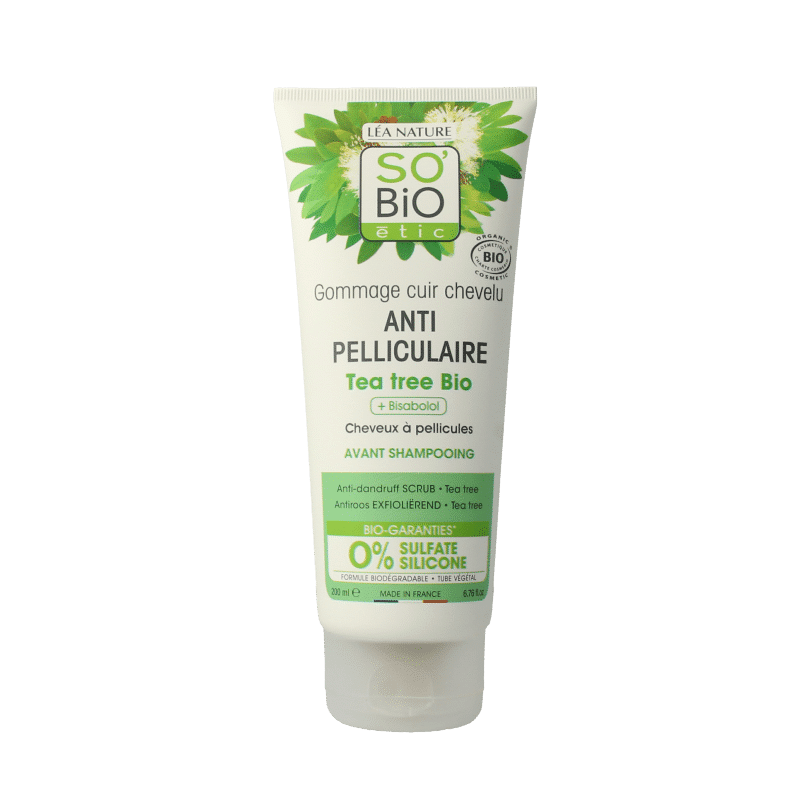 3517360021196_A1N1.png So Bio Etic Haarscrub anti roos tea tree - Afbeelding 1