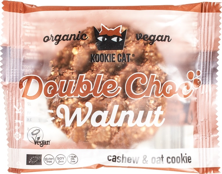 3800232730488_A1N1.jpg Kookie Cat Cacao double choc walnut bio - Afbeelding 1