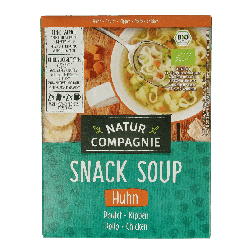 4000345046790_A1N1.png Natur Compagnie Instant soup kip bio - Afbeelding 1