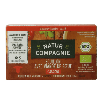 Natur Compagnie Rundvleesbouillon blokjes bio