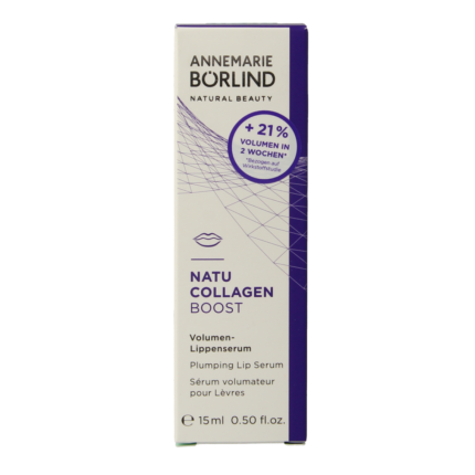 Borlind Natu collagen boost plum lip serum