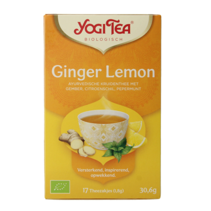 Yogi Tea Ginger lemon munt bio