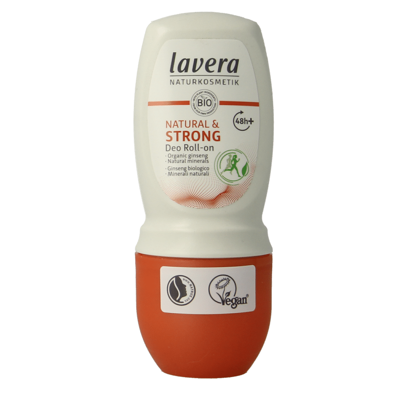 4021457638918_A1N1.png Lavera Deodorant roll-on natural & strong bio - Afbeelding 1