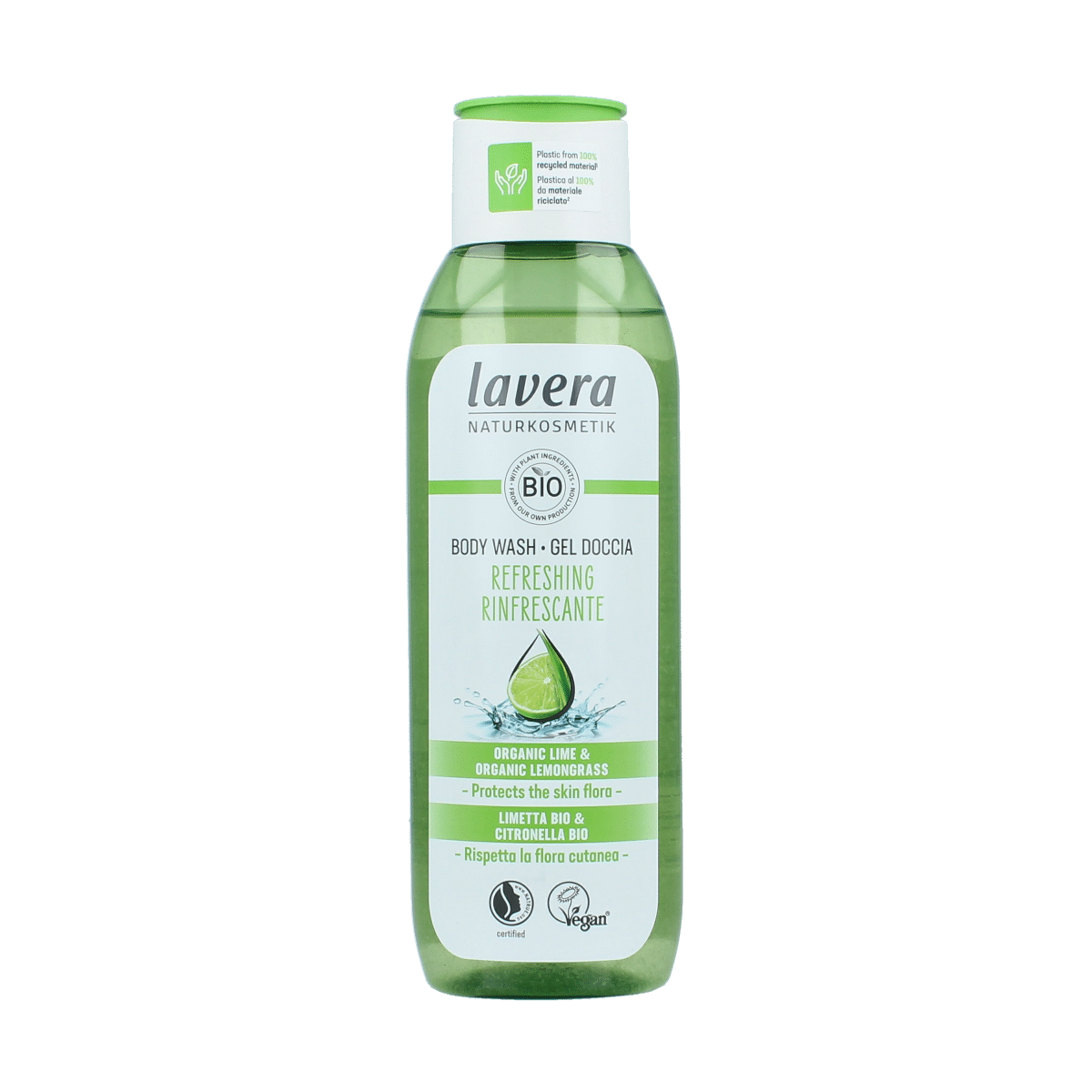 4021457648535_A1N1.png Lavera Douchegel / body wash refreshing bio - Afbeelding 1