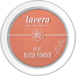 Lavera Velvet blush powder rosy peach 01
