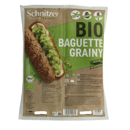 Schnitzer Baguette grainy glutenvrij bio