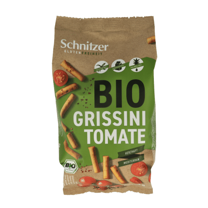 Schnitzer Grissini tomate glutenvrij bio