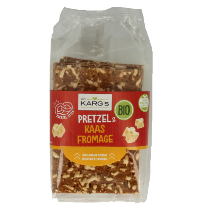 Dr. Karg's Crackers pretzel kaas bio