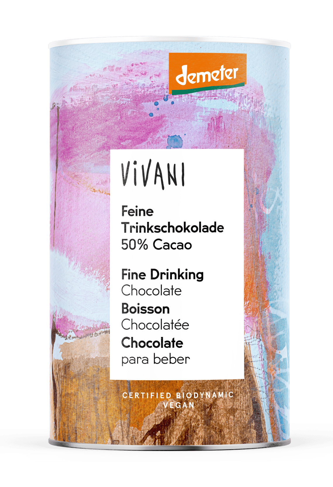 4044889004779_A1N1.png Vivani Hot chocolate drink Demeter 50% cacao bio - Afbeelding 1