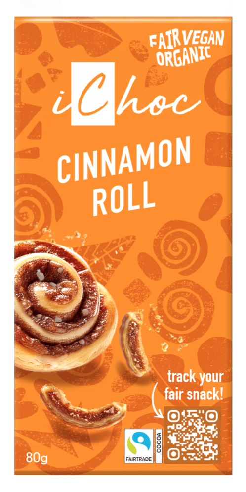 4044889004878_A1N1.png Ichoc Cinnamon roll vegan bio - Afbeelding 1