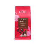 Vivani Choco dragees cranberry bio