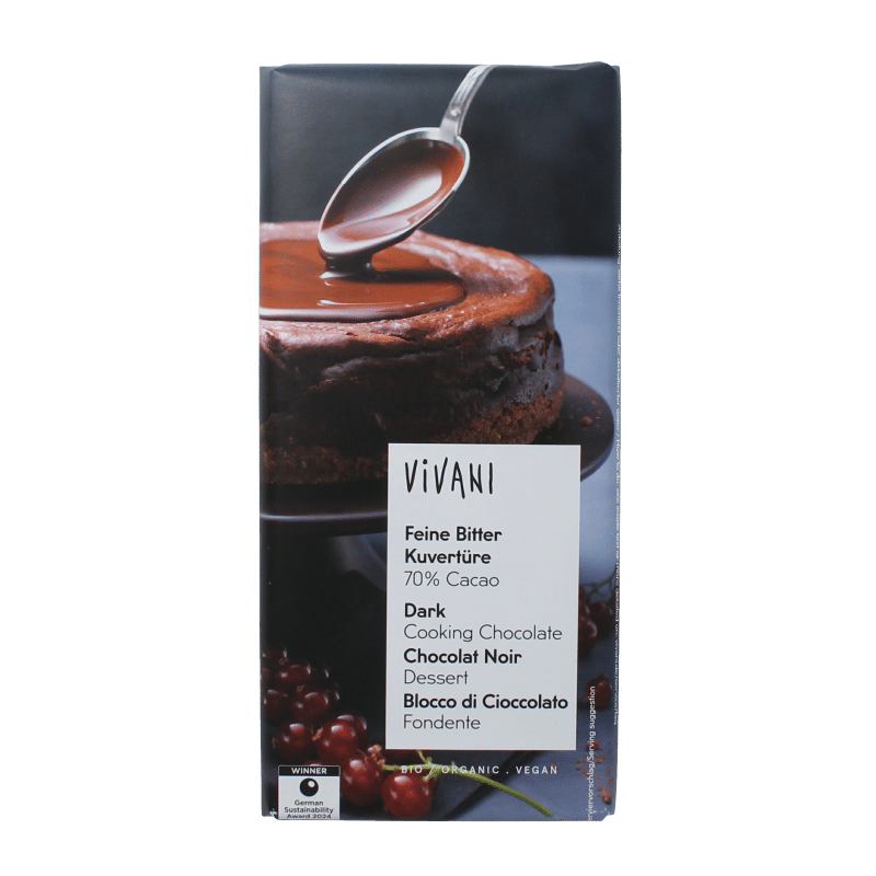 4044889005318_A1N1.png Vivani Couverture smeltchocolade puur bio - Afbeelding 1