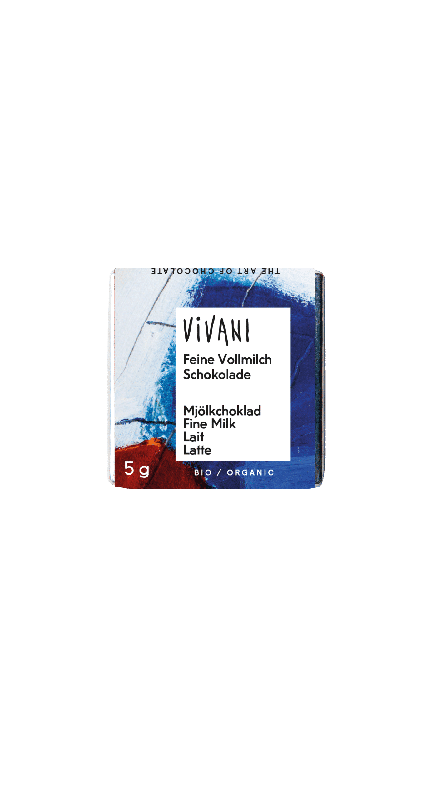 4044889012255_A1N1.png Vivani Chocolade naps melk 5 gram bio - Afbeelding 1