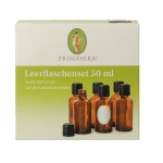 Primavera Lege flessen set 6x50ml schenkdop bruin glas