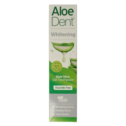 Aloe Dent Tandpasta aloe vera whitening fluor free