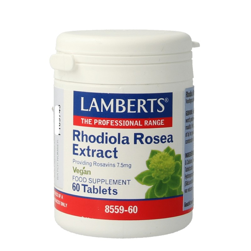5055148414542_A1N1.png Lamberts Rhodiola rosea - Afbeelding 1