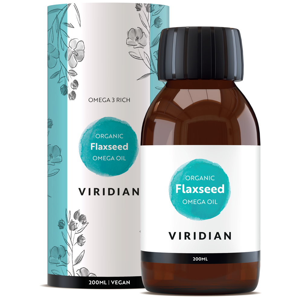 5060003595052_V0505 Organic Flaxseed Omega Oil - Afbeelding 1